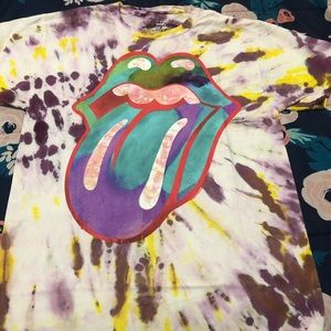 Tie-dye rolling stone tshirt